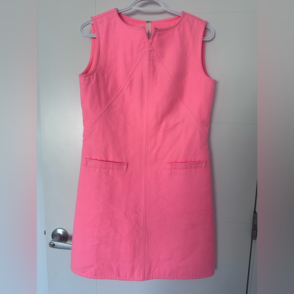 COURREGES pink mini dress